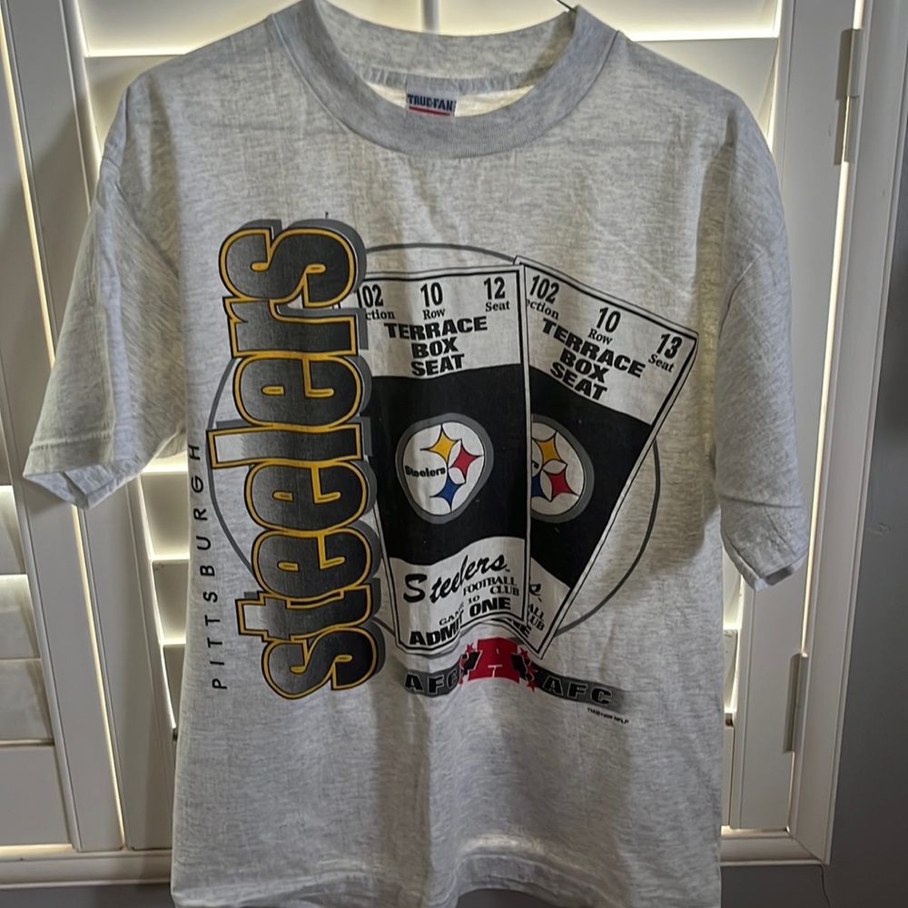 True Fan Steelers Gear Vintage T shirt